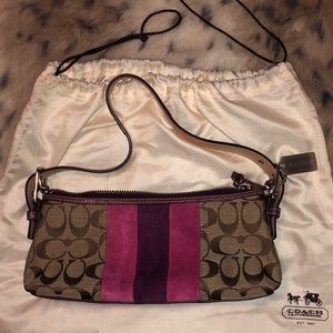 Coach Special Addition Purple Detailing Small Bag